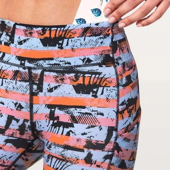 lululemon Speed Up Crop Inversion Multi Leggings w/ Mesh 8 - Picture 4 of 16